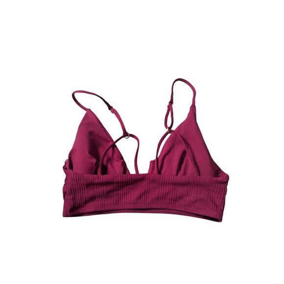 L*Space Bikini Top Cabernet Size Medium New Siren Beach Influencer - Picture 3 of 5